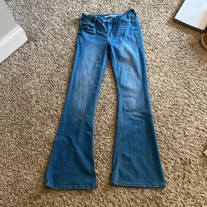 Celebrity pink flare jeans!! size 3/26